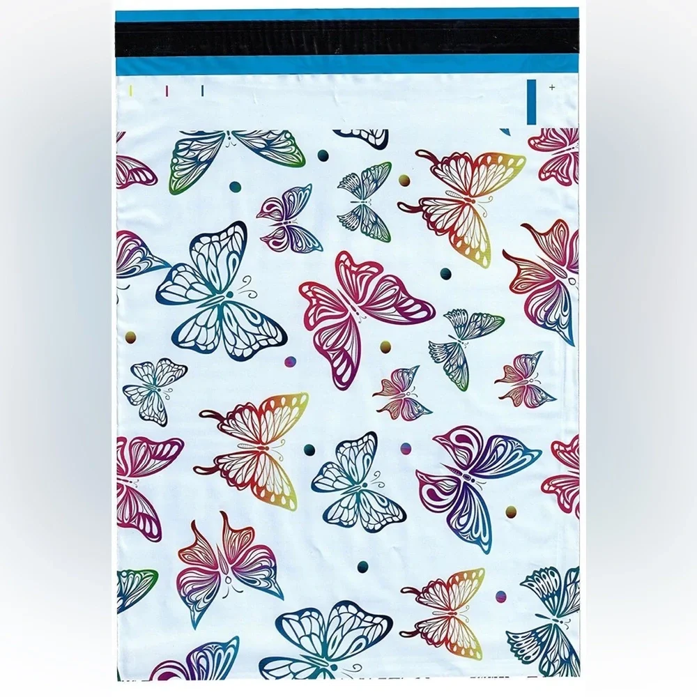 Butterfly Poly Mailers- 20 Total- Set of (10) 10”x13” PLUS Set of (10) 14.5”x19”